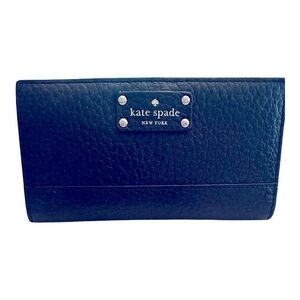 EUC Kate Spade Black Leather Wallet